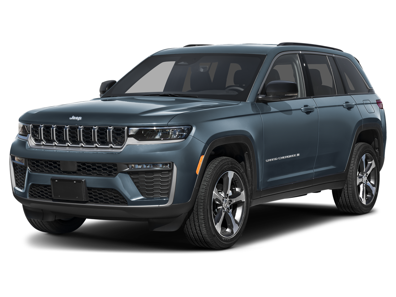 2026 Jeep Grand Cherokee Limited Reserve in Steel Blue — front three-quarter view