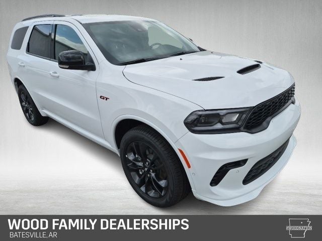 2026 Dodge Durango DURANGO GT PLUS AWD in White Knuckle Clear-Coat Exterior Paint — front three-quarter view