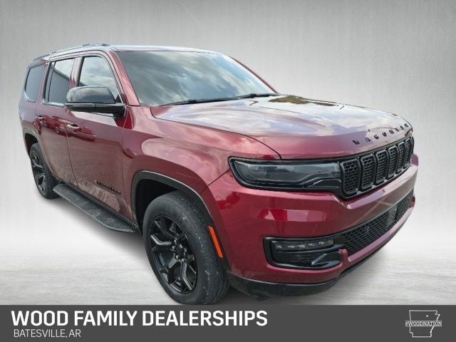 2023 Jeep Wagoneer Series II Carbide 4x4 in Velvet Red Pearlcoat — front three-quarter view