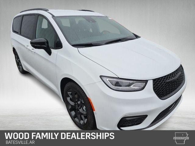 2026 Chrysler Pacifica PACIFICA SELECT in Bright White Clear-Coat Exterior Paint — front three-quarter view