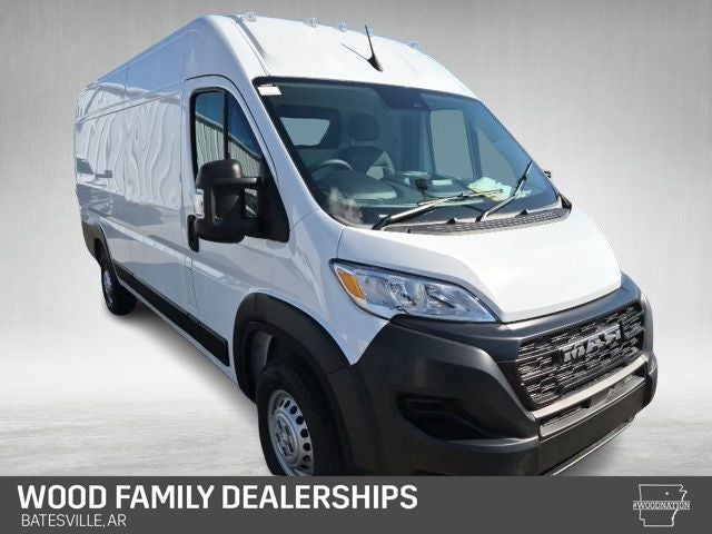 2026 RAM Ram ProMaster RAM PROMASTER 3500 TRADESMAN CARGO VAN HIGH ROOF 159' WB EXT in Bright White Clear-Coat Exterior Paint — front...