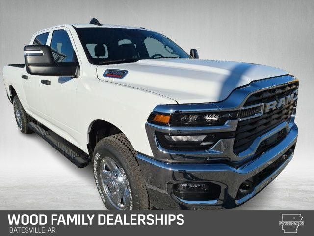 2026 RAM Ram 2500 RAM 2500 TRADESMAN CREW CAB 4X2 6'4' BOX in Bright White Clear-Coat Exterior Paint — front three-quarter view