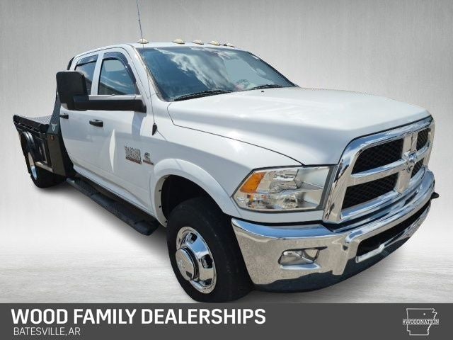 2018 RAM 3500 Chassis Tradesman/SLT/Laramie in Bright White Clearcoat — front three-quarter view